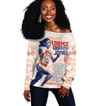 The Phenomenal Woman Flo-Jo Off Shoulder Sweater 1988 Olympic