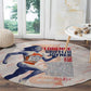The Phenomenal Woman Flo-Jo Round Carpet 1988 Olympic