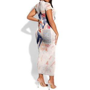 The Phenomenal Woman Flo-Jo Short Sleeve Bodycon Dress 1988 Olympic DT02