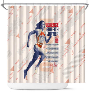 The Phenomenal Woman Flo-Jo Shower Curtain 1988 Olympic