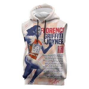The Phenomenal Woman Flo-Jo Sleeveless Hoodie 1988 Olympic - African Pride