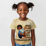 Afro Nurses Kid T shirt Black Queen African
