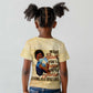 Afro Nurses Kid T shirt Black Queen African