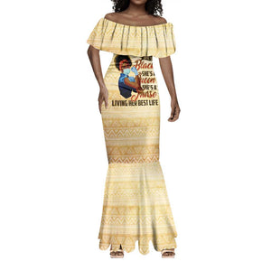 Afro Nurses Mermaid Dress Black Queen African
