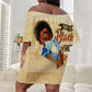 Afro Nurses Off Shoulder Short Dress Black Queen African