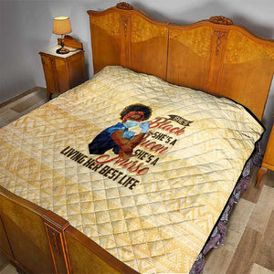 Afro Nurses Quilt Black Queen African