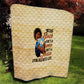Afro Nurses Quilt Black Queen African