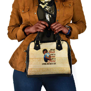 Afro Nurses Shoulder Handbag Black Queen African