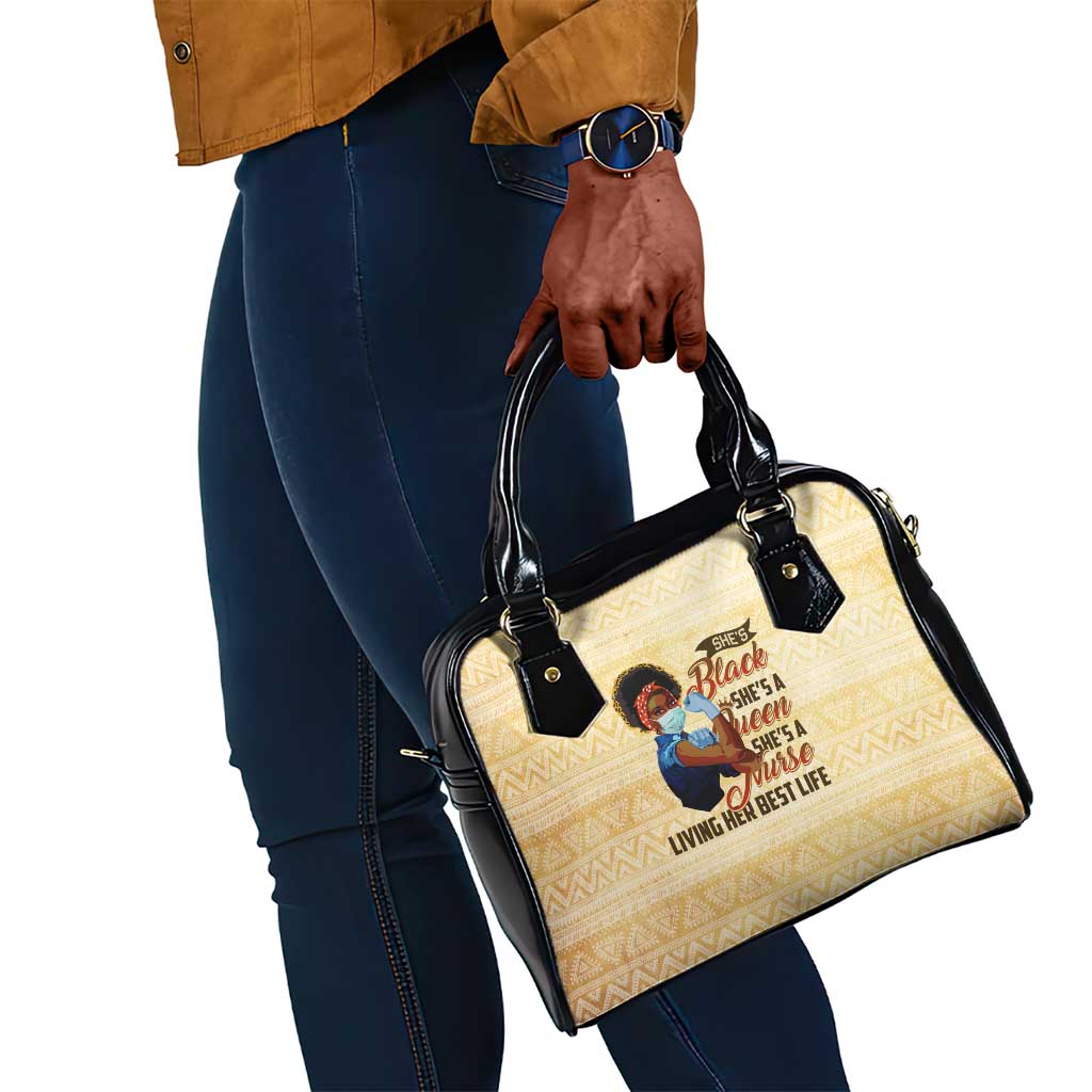 Afro Nurses Shoulder Handbag Black Queen African