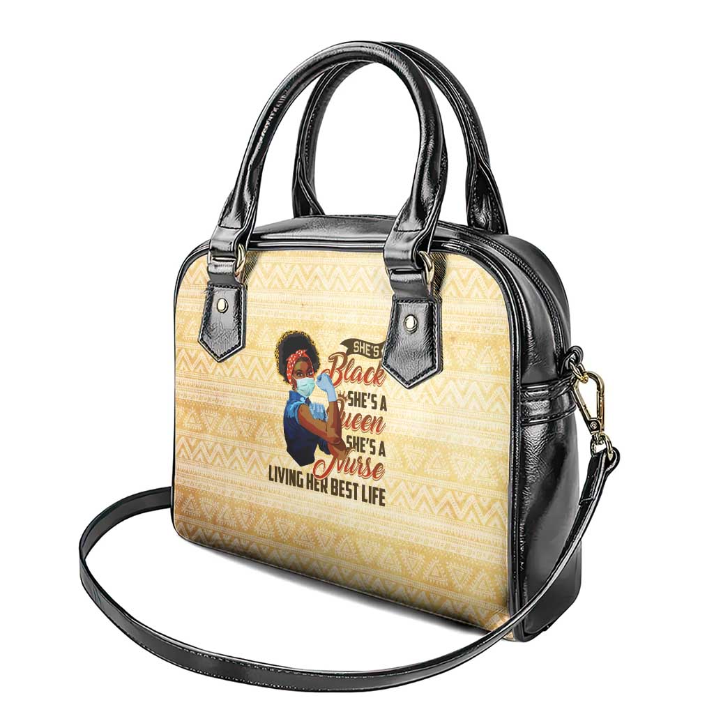 Afro Nurses Shoulder Handbag Black Queen African