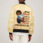 Afro Nurses Sleeve Zip Bomber Jacket Black Queen African