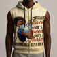 Afro Nurses Sleeveless Zip Hoodie Black Queen African - African Pride