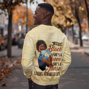 Afro Nurses Sweatshirt Black Queen African