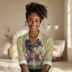 Personalized I Am God's Masterpiece Women Casual Shirt African Women DT02