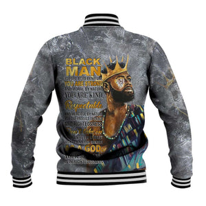 Black Man Africa Baseball Jacket Naturally King DT02