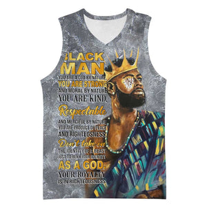 Black Man Africa Basketball Jersey Naturally King - African Pride