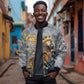 Black Man Africa Bomber Jacket Naturally King