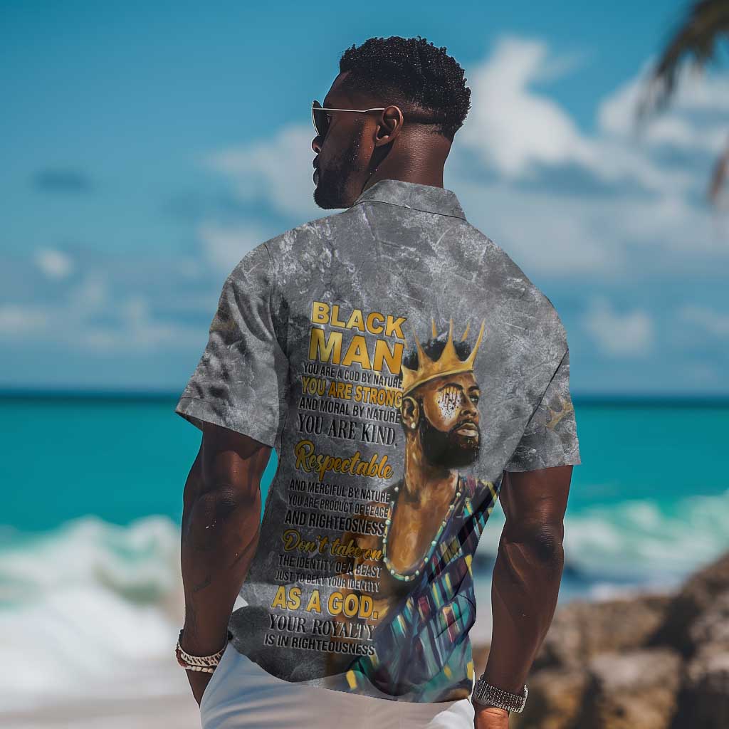 Black Man Africa Hawaiian Shirt Naturally King