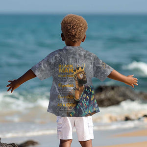 Black Man Africa Kid Hawaiian Shirt Naturally King