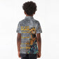 Black Man Africa Kid Polo Shirt Naturally King