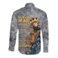 Black Man Africa Long Sleeve Button Shirt Naturally King