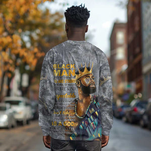 Black Man Africa Long Sleeve Shirt Naturally King DT02