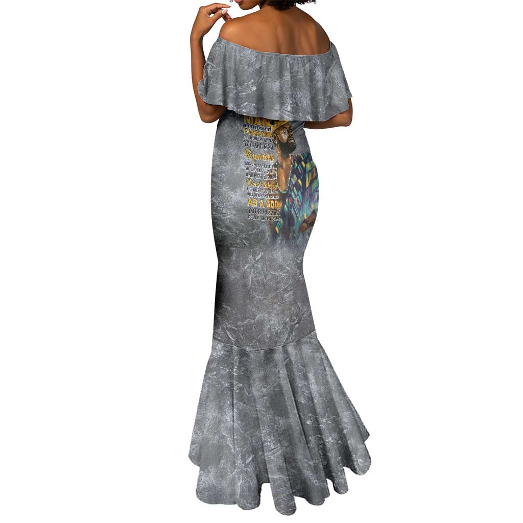 Black Man Africa Mermaid Dress Naturally King