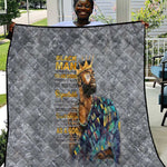 Black Man Africa Quilt Naturally King