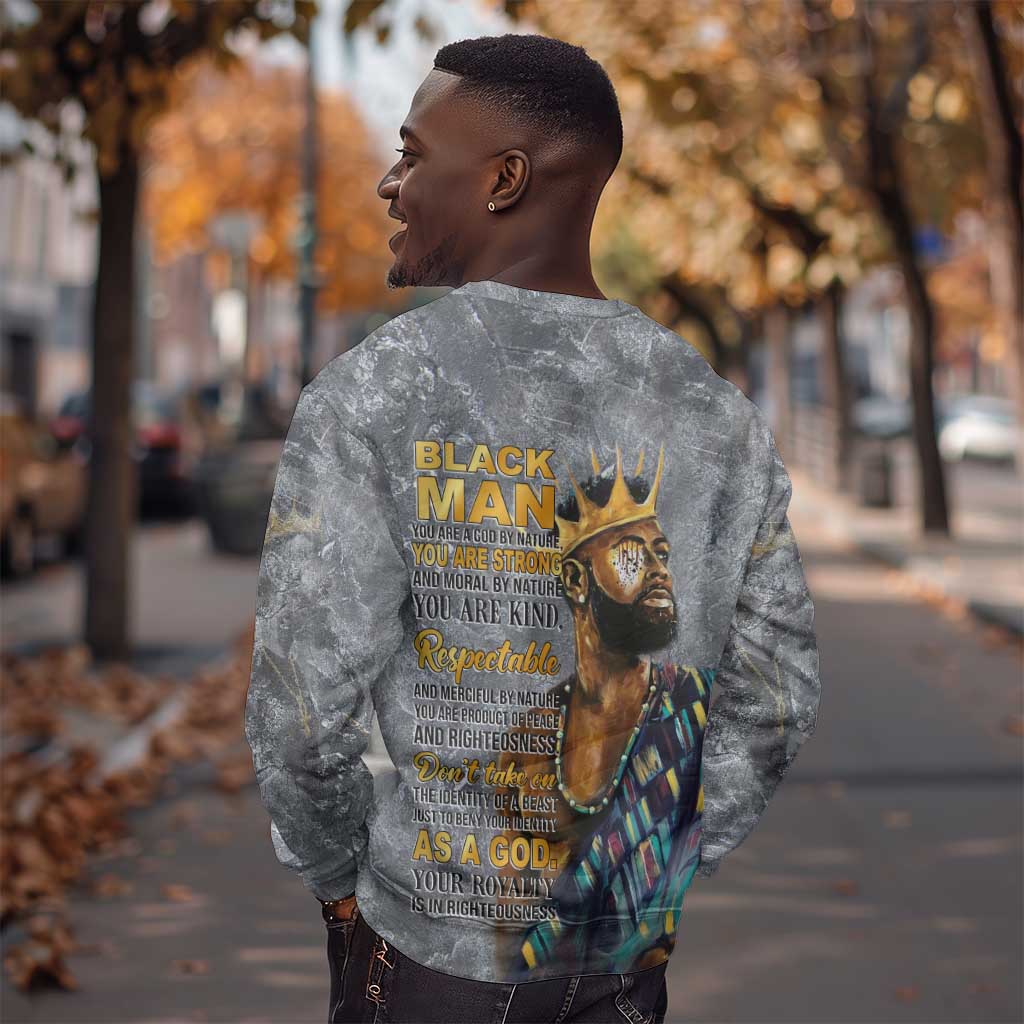 Black Man Africa Sweatshirt Naturally King
