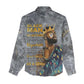 Black Man Africa Women Casual Shirt Naturally King DT02