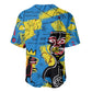 African Art Viva Underground Psychedelic Vintage Style Baseball Jersey