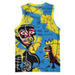 African Art Viva Underground Psychedelic Vintage Style Basketball Jersey - African Pride