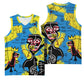 African Art Viva Underground Psychedelic Vintage Style Basketball Jersey - African Pride