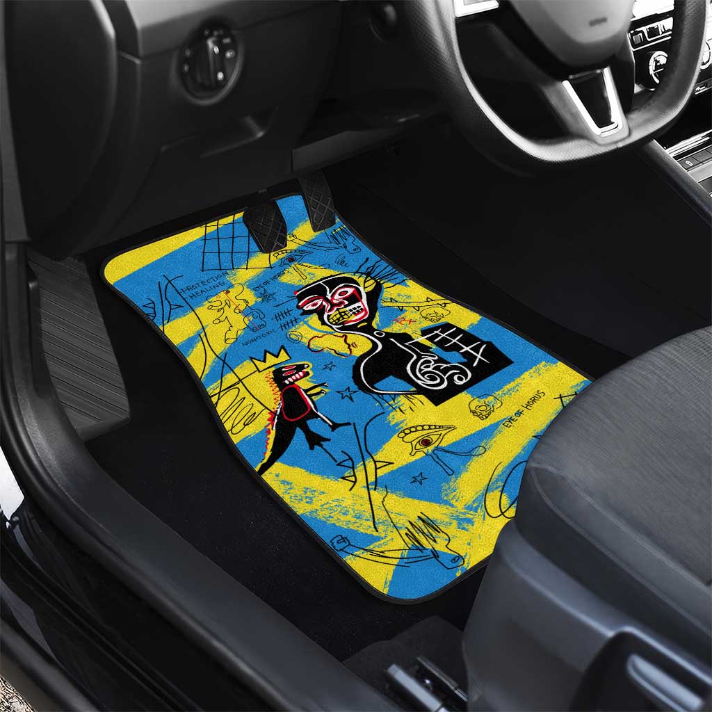 African Art Viva Underground Psychedelic Vintage Style Car Mats