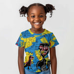 African Art Viva Underground Psychedelic Vintage Style Kid T shirt