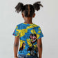 African Art Viva Underground Psychedelic Vintage Style Kid T shirt