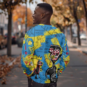 African Art Viva Underground Psychedelic Vintage Style Sweatshirt