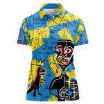 African Art Viva Underground Psychedelic Vintage Style Women Polo Shirt