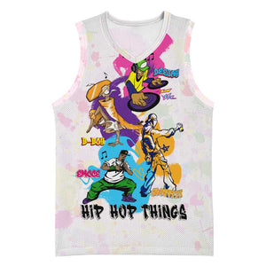 4 Elements Of Hip Hop Basketball Jersey - African Pride