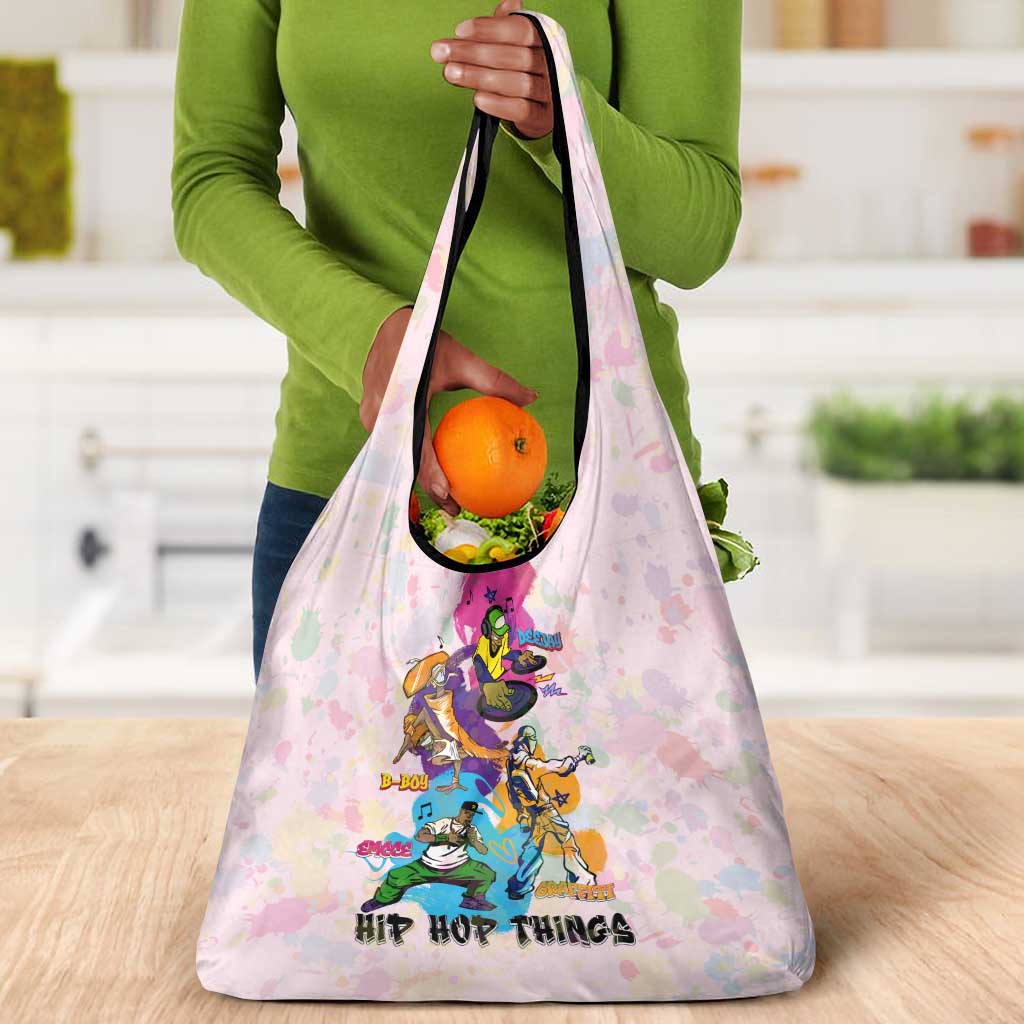4 Elements Of Hip Hop Grocery Bag