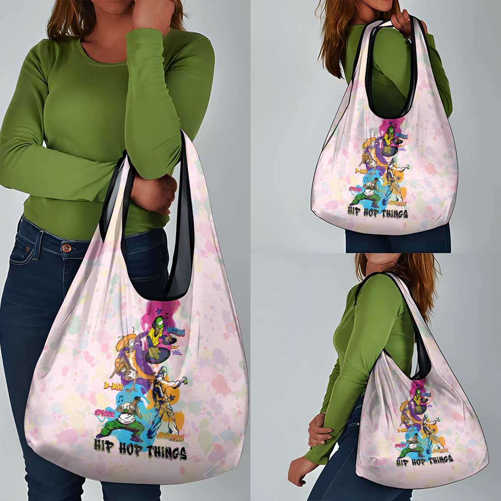 4 Elements Of Hip Hop Grocery Bag