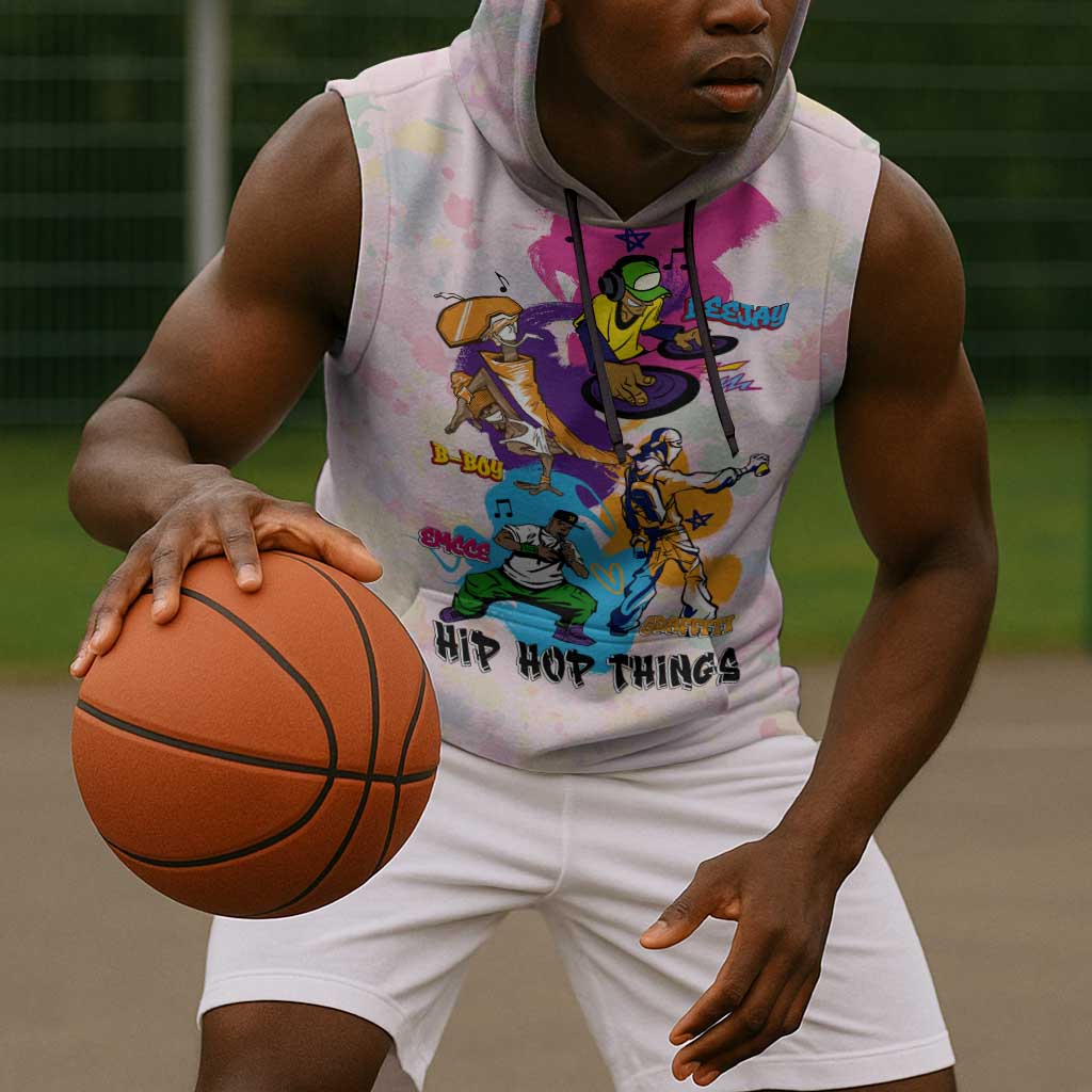 4 Elements Of Hip Hop Sleeveless Hoodie - African Pride