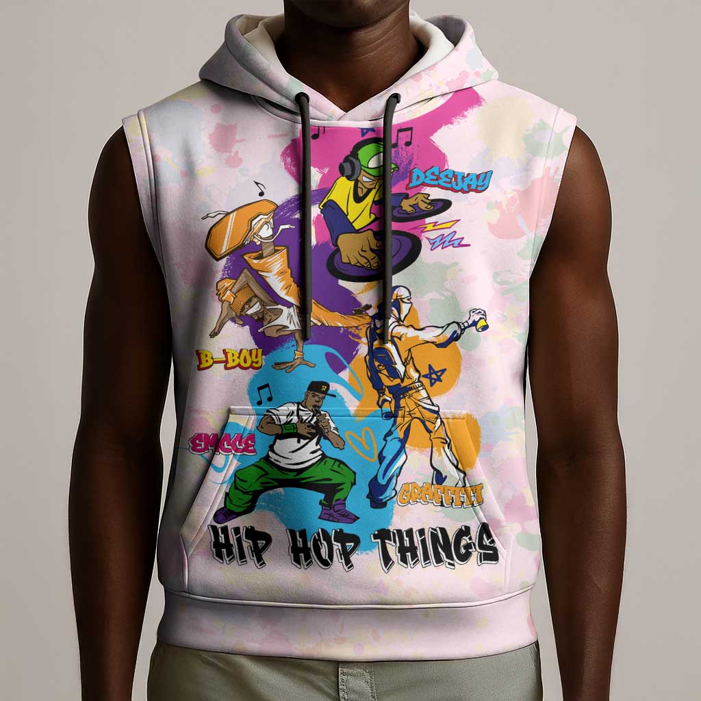 4 Elements Of Hip Hop Sleeveless Hoodie - African Pride