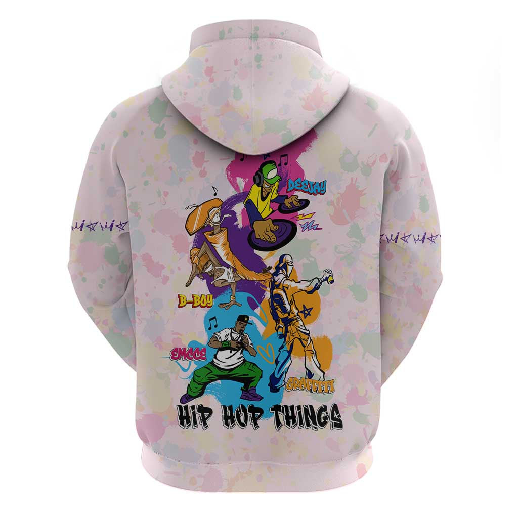 4 Elements Of Hip Hop Zip Hoodie