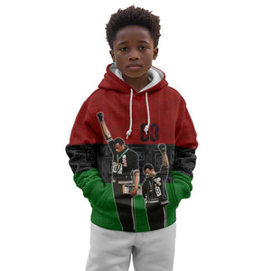 Mexico City 1968 African American Kid Hoodie Black Power Salute