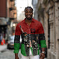 Mexico City 1968 African American Long Sleeve Button Shirt Black Power Salute