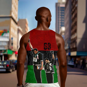 Mexico City 1968 African American Men Tank Top Black Power Salute