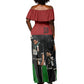 Mexico City 1968 African American Off Shoulder Maxi Dress Black Power Salute