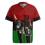 Mexico City 1968 African American Rugby Jersey Black Power Salute