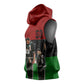 Mexico City 1968 African American Sleeveless Hoodie Black Power Salute - African Pride